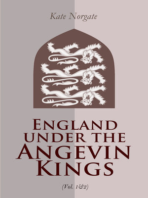 cover image of England under the Angevin Kings (Volume 1&2)